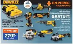 Patrick Morin DEWALT POWERSTACK 2-Battery Kit, 20 V MAX offer
