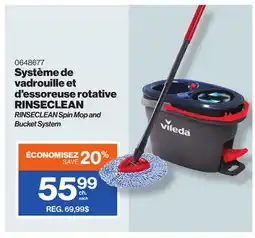 Patrick Morin RINSECLEAN Spin Mop and Bucket System offer
