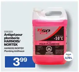Patrick Morin HARNOIS/NORTEK Plumbing Antifreeze offer