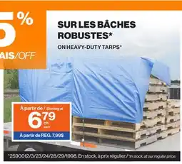 Patrick Morin HEAVY-DUTY TARPS offer
