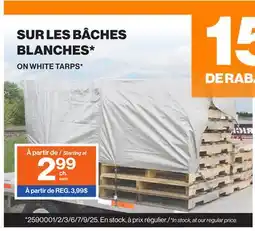 Patrick Morin WHITE TARPS offer
