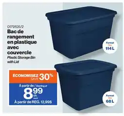 Patrick Morin Plastic Storage Bin with Lid offer