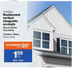 Patrick Morin Board & Batten Vinyl Siding offer
