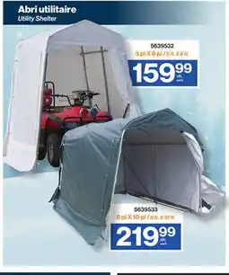 Patrick Morin Utility Shelter offer