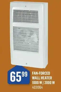 Canac Fan-Forced Wall Heater 1000 W / 2000 W offer