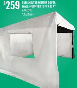Canac Sun Shelter Winter Cover offer