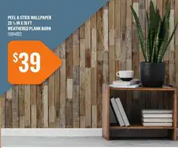 Canac Peel & Stick Wallpaper 20 1/2 in x 18 ft offer
