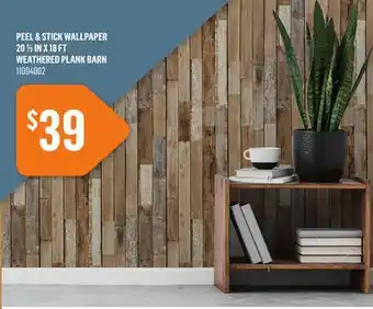 Canac Peel & Stick Wallpaper 20 1/2 in x 18 ft offer