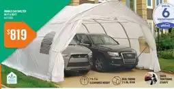 Canac Double Car Shelter offer