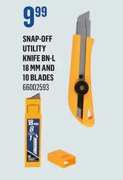 Canac Snap-Off Utility Knife BN-L 18mm and 10 blades offer