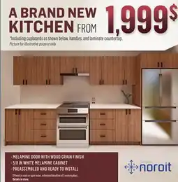 Canac A BRAND NEW KITCHEN offer