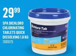 Canac Spa Dichloro Chlorinating Tablets quick dissolving 1.8kg offer