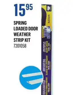 Canac Spring Loaded Door Weather Strip Kit offer