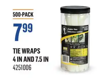 Canac Tie Wraps offer