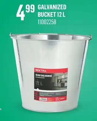 Canac GALVANIZED BUCKET 12L offer