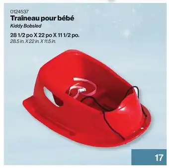 Patrick Morin Kiddy Bobsled offer