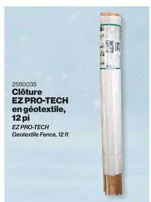 Patrick Morin EZ PRO-TECH Geotextile Fence offer
