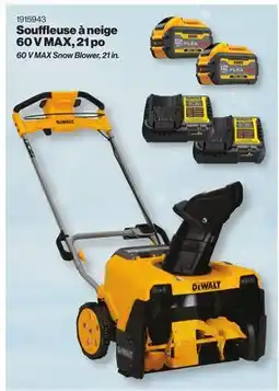 Patrick Morin 60 V MAX Snow Blower, 21 in offer