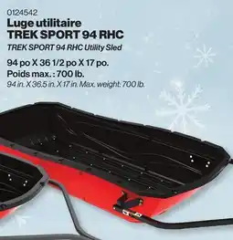 Patrick Morin TREK SPORT 94 RHC Utility Sled offer