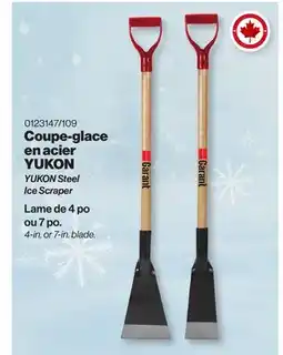 Patrick Morin YUKON Steel Ice Scraper offer