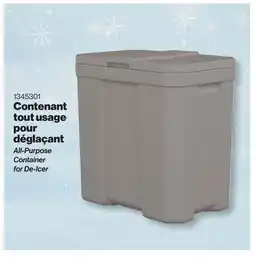 Patrick Morin All-Purpose Container for De-Icer offer