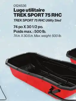 Patrick Morin TREK SPORT 75 RHC Utility Sled offer