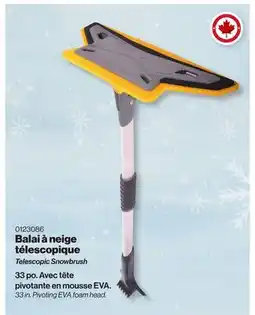 Patrick Morin Pivoting Eva Head Snow Brush 33-in offer