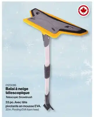 Patrick Morin Pivoting Eva Head Snow Brush 33-in offer
