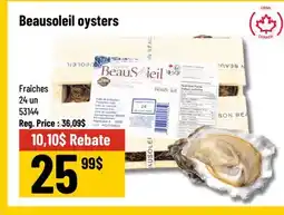 Mayrand Beausoleil oysters offer