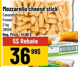 Mayrand Mozzarella Cheese Sticks 2 kg Cavendish offer