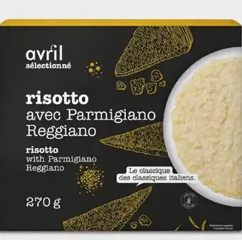 Avril risotto offer