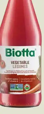 Avril Jus de légumes bio offer