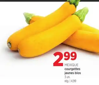 Avril courgettes bios offer