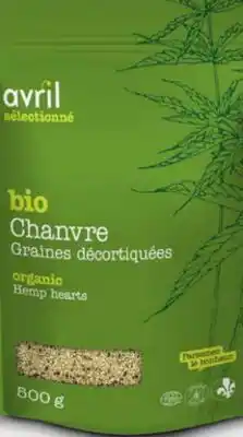 Avril Graines de chanvre décortiquées bios offer