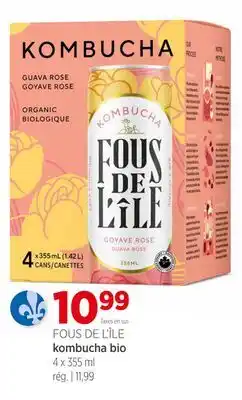 Avril Kombucha bio offer