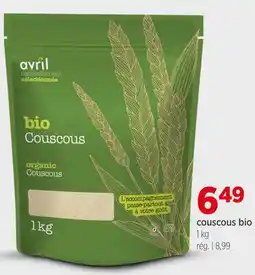 Avril Couscous bio offer