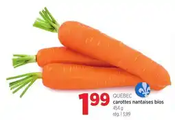 Avril QUÉBEC carottes nantaises bios g offer