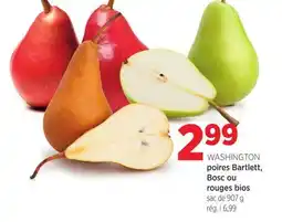 Avril poires Bartlett, Boso ou rouges bios offer