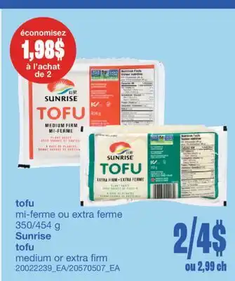 Wholesale Club TOFU, 350/454 G offer