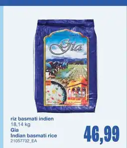 Wholesale Club RIZ BASMATI INDIEN, 18,14 KG offer