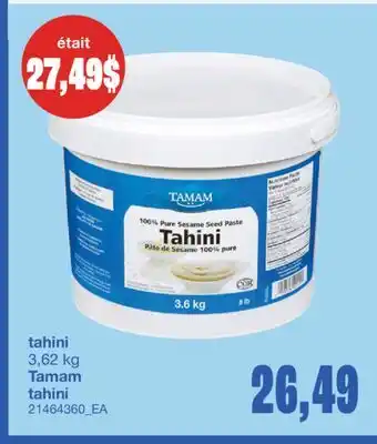 Wholesale Club TAHINI, 3,62 kg offer