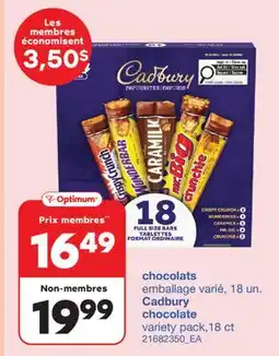 Wholesale Club CHOCOLATS, 18 UN offer