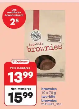 Wholesale Club BROWNIES, 10 X 70 G offer