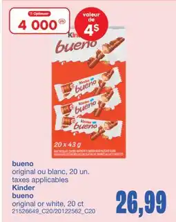 Wholesale Club BUENO, 20 UN offer