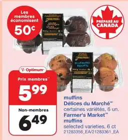 Wholesale Club MUFFINS, 6 UN offer