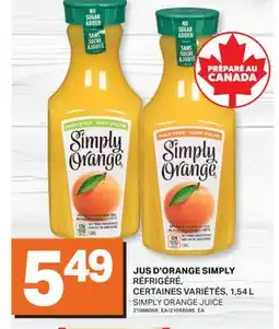 L'Intermarché JUS D'ORANGE | ORANGE JUICE, 1,54 L offer