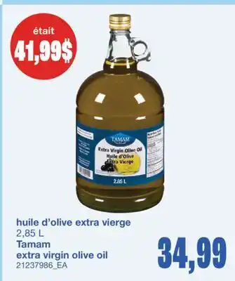 Wholesale Club HUILE D'OLIVE EXTRA VIERGE 2,85 L offer