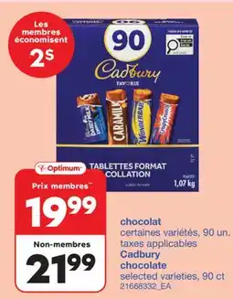 Wholesale Club CHOCOLAT, 90 UN offer