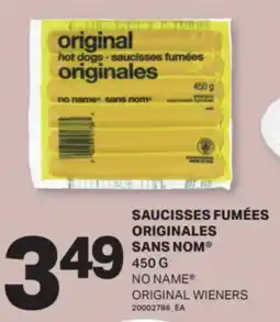 L'Intermarché SAUCISSES FUMÉES ORIGINALES | ORIGINAL WIENERS, 450 G offer