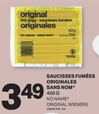 L'Intermarché SAUCISSES FUMÉES ORIGINALES | ORIGINAL WIENERS, 450 G offer